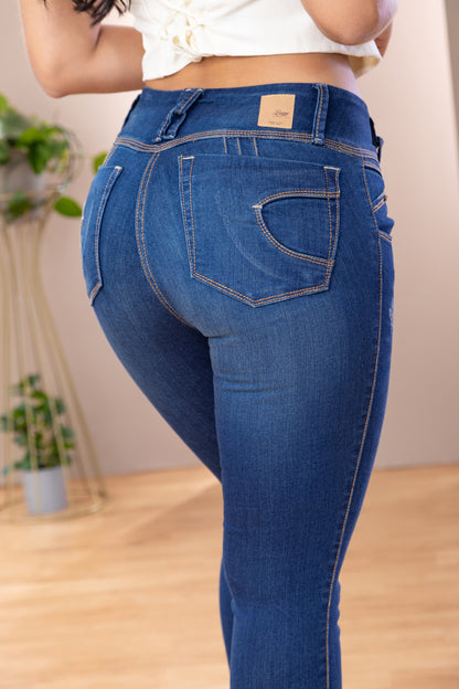 SKINNY JEAN PRETINA ALTA